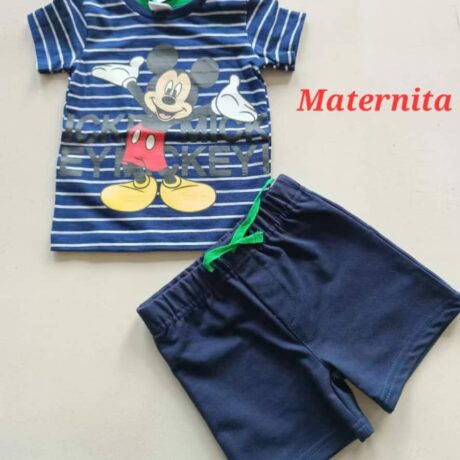 MICKEY ENSEMBLE SHORT BEBE GARCON - ETE 2024 – Image 2