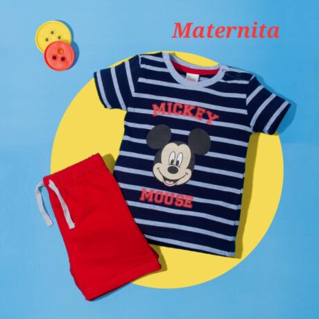 MICKEY ENSEMBLE SHORT BEBE GARCON - ETE 2024 – Image 12