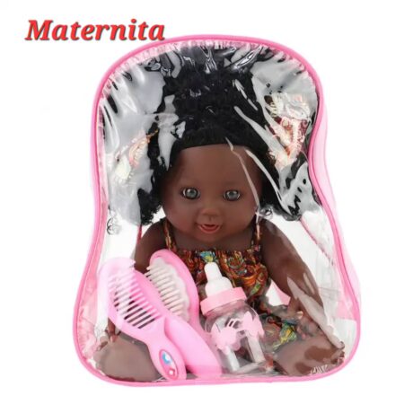POUPEE AFRICAINE AVEC ACCESSOIRES – Image 2