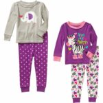 PYJAMA 2PIECES FILLE MAUVE