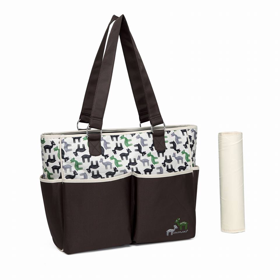 SAC A LANGER 2PCS BEIGE MARRON