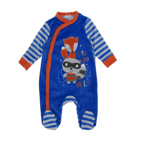 GRENOUILLERE VELOUR BLEU LUVENA