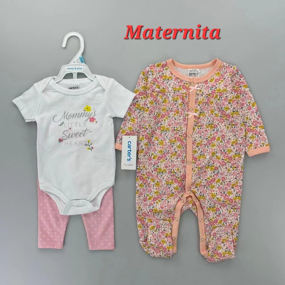 ENSEMBLE BEBE 3PCS CARTERS 0M AU 24M