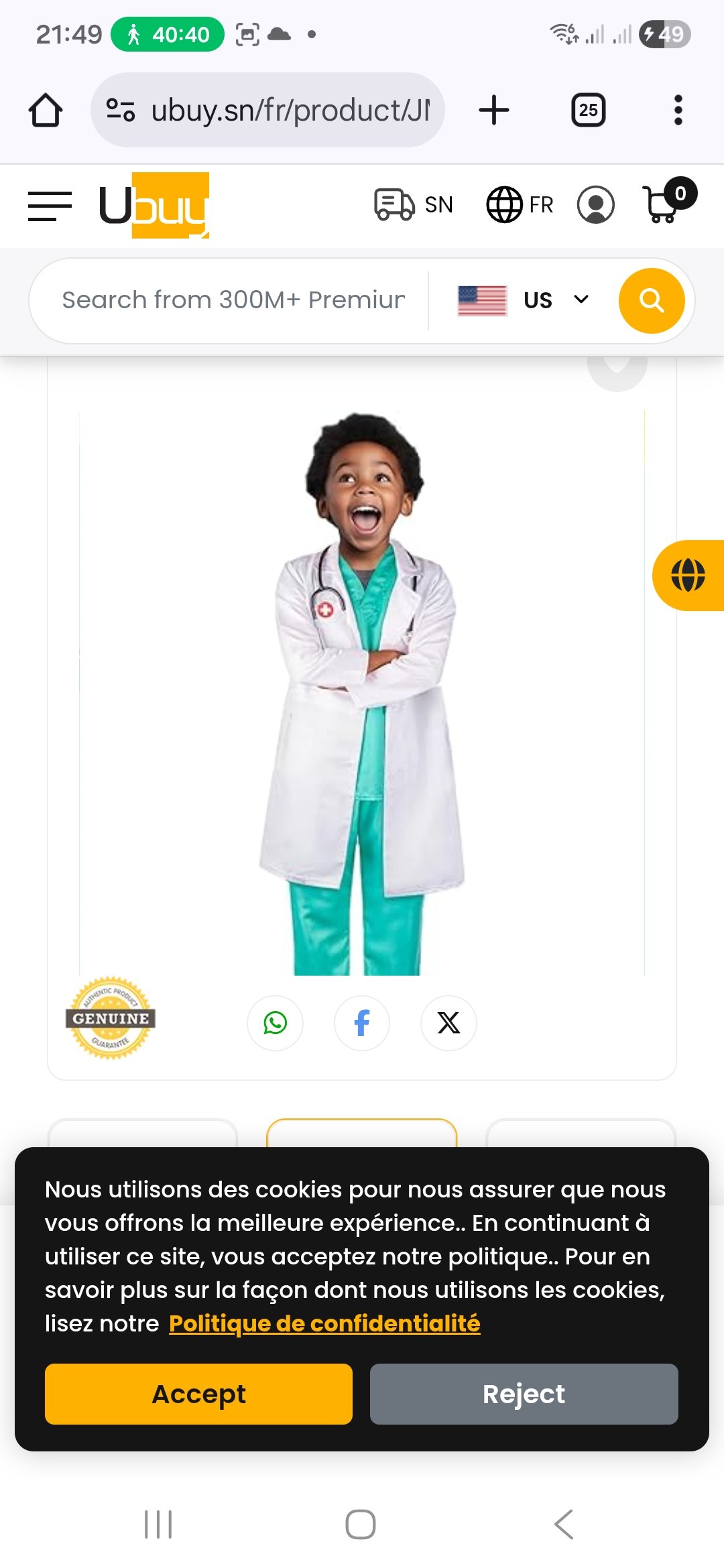 Déguisement Médecin Enfant – Costume Docteur Complet avec Accessoires – Image 8