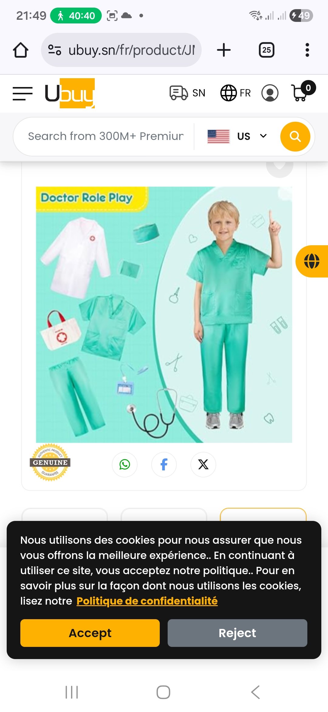 Déguisement Médecin Enfant – Costume Docteur Complet avec Accessoires – Image 11