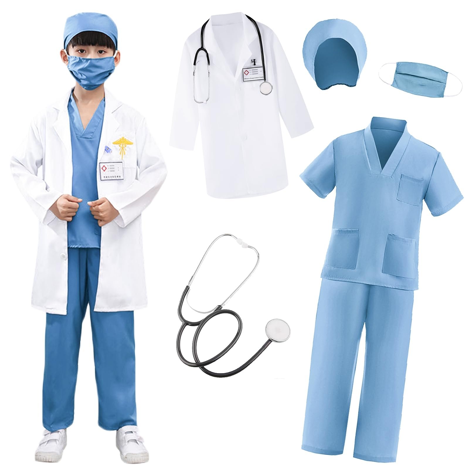 Ensemble Costume Docteur Enfant – Médecin / Chirurgien – Image 6