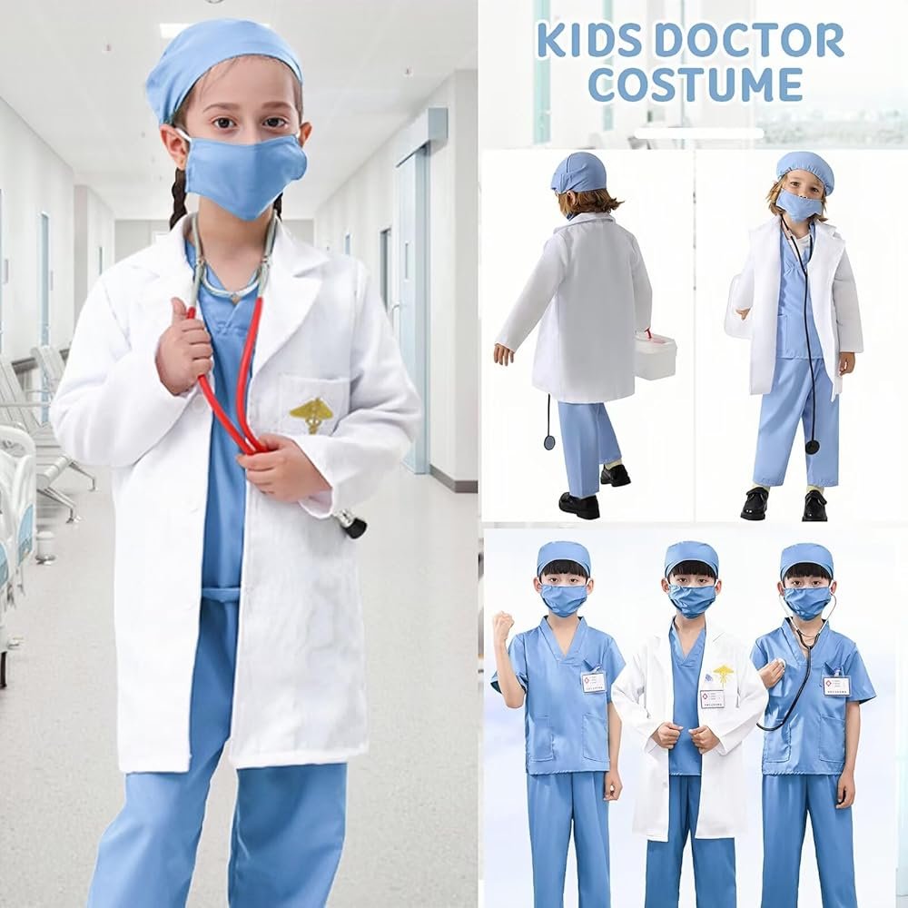 Ensemble Costume Docteur Enfant – Médecin / Chirurgien – Image 2