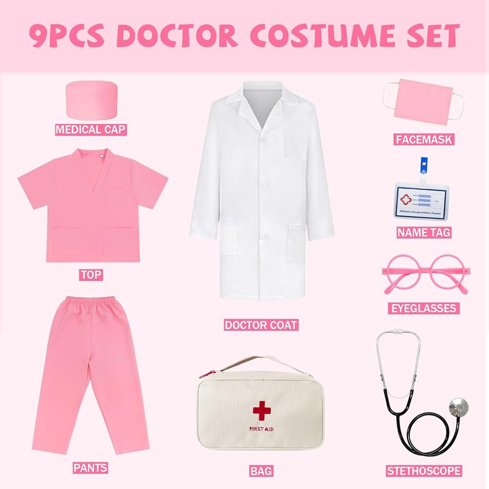 Déguisement Docteur Enfant – Tenue Médecin avec Accessoires – Image 4