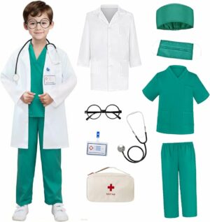 Déguisement Médecin Enfant – Costume Docteur Complet avec Accessoires
