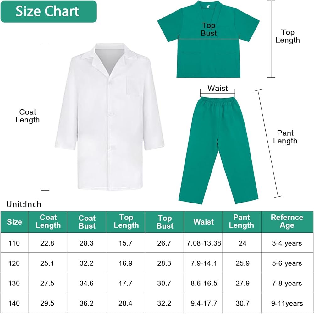 Déguisement Médecin Enfant – Costume Docteur Complet avec Accessoires – Image 4