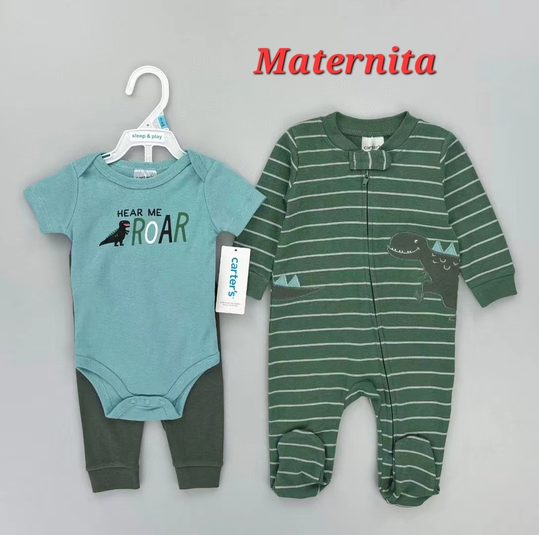 ENSEMBLE BEBE 3PCS CARTERS 0M AU 24M – Image 3
