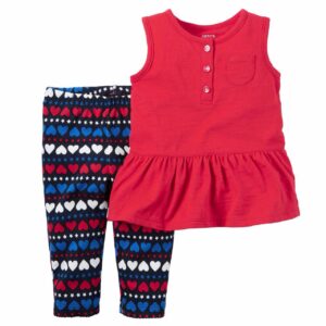 ENSEMBLE FILLE ROUGE CARTERS