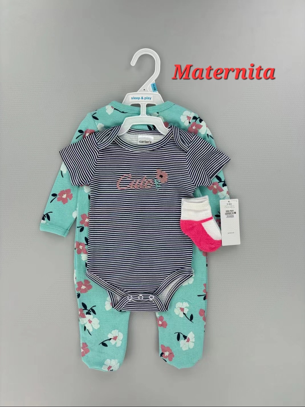ENSEMBLE BEBE 3PCS CARTERS 0M AU 24M – Image 10