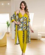 ENSEMBLE PYJAMA FEMME 4PCS COTTON