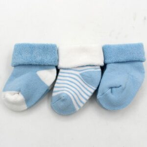 CHAUSSETTE BEBE LOT DE 3 EN COTON