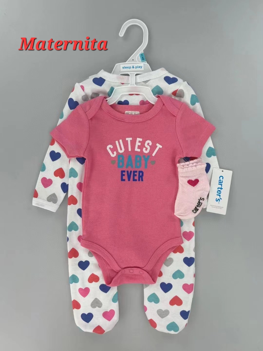 ENSEMBLE BEBE 3PCS CARTERS 0M AU 24M – Image 12