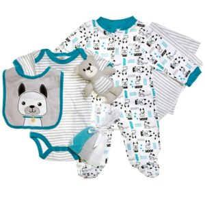 ENSEMBLE LAYETTE BEBE AVEC DOUDOU