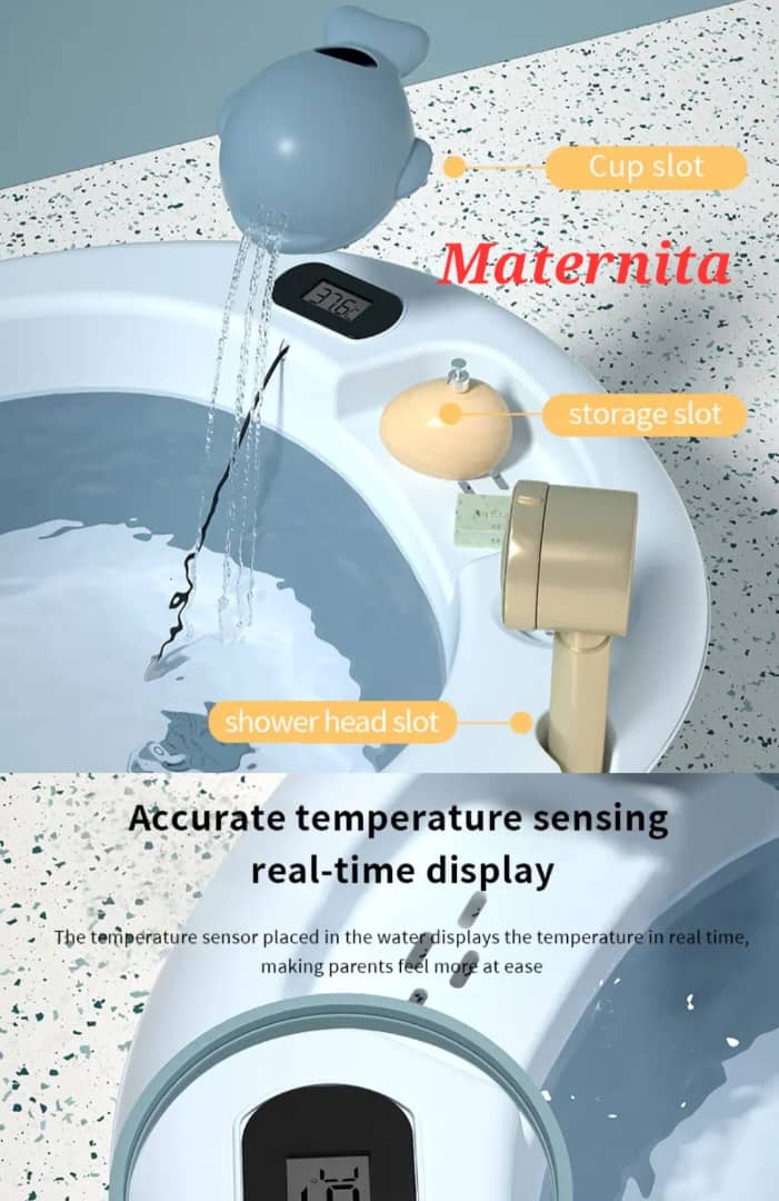 BAIGNOIRE PLIABLE Pour Bébé 0-36 mois – Image 8