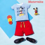 MICKEY ENSEMBLE SHORT BEBE GARCON - ETE 2024