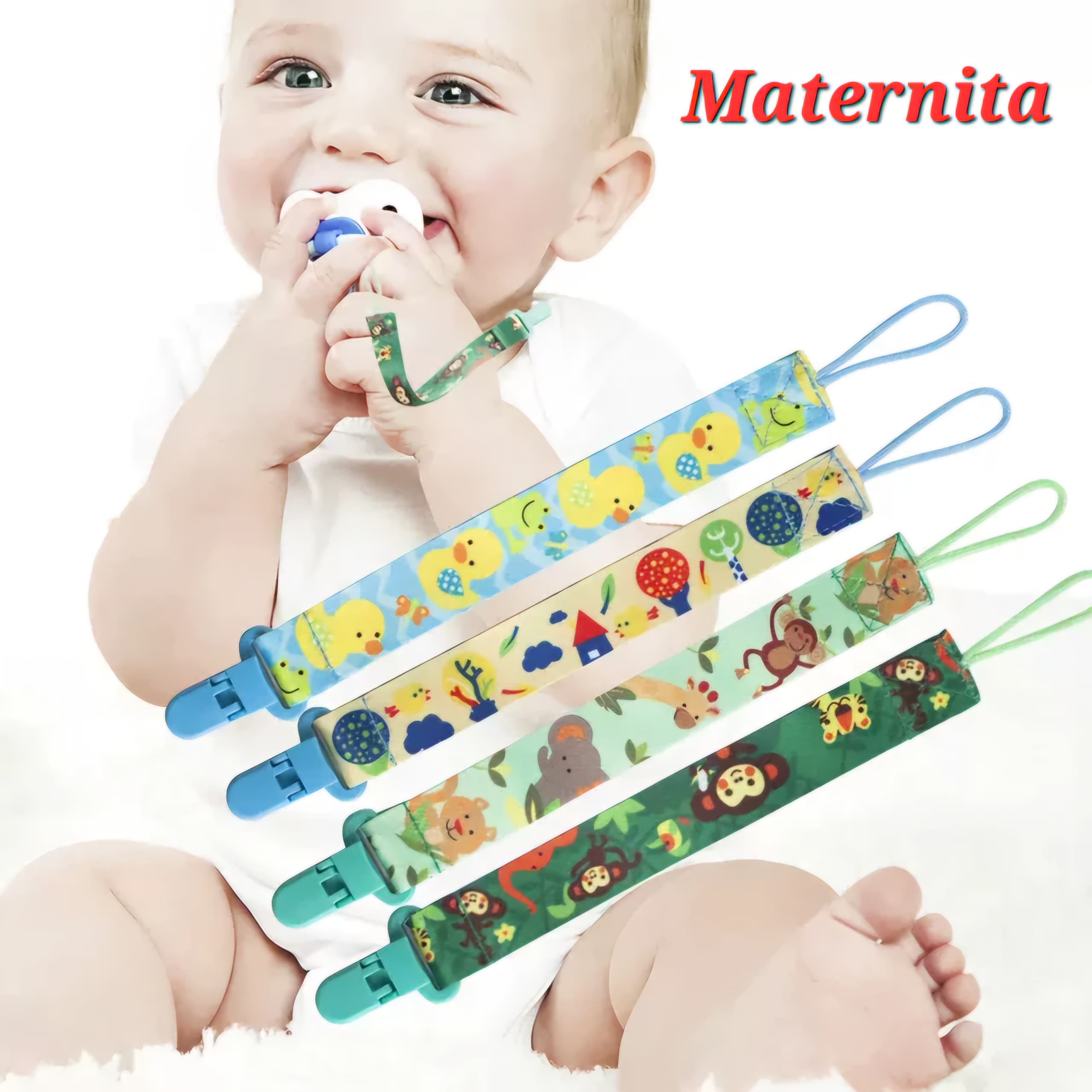 ATTACHE SUCETTE TISSU