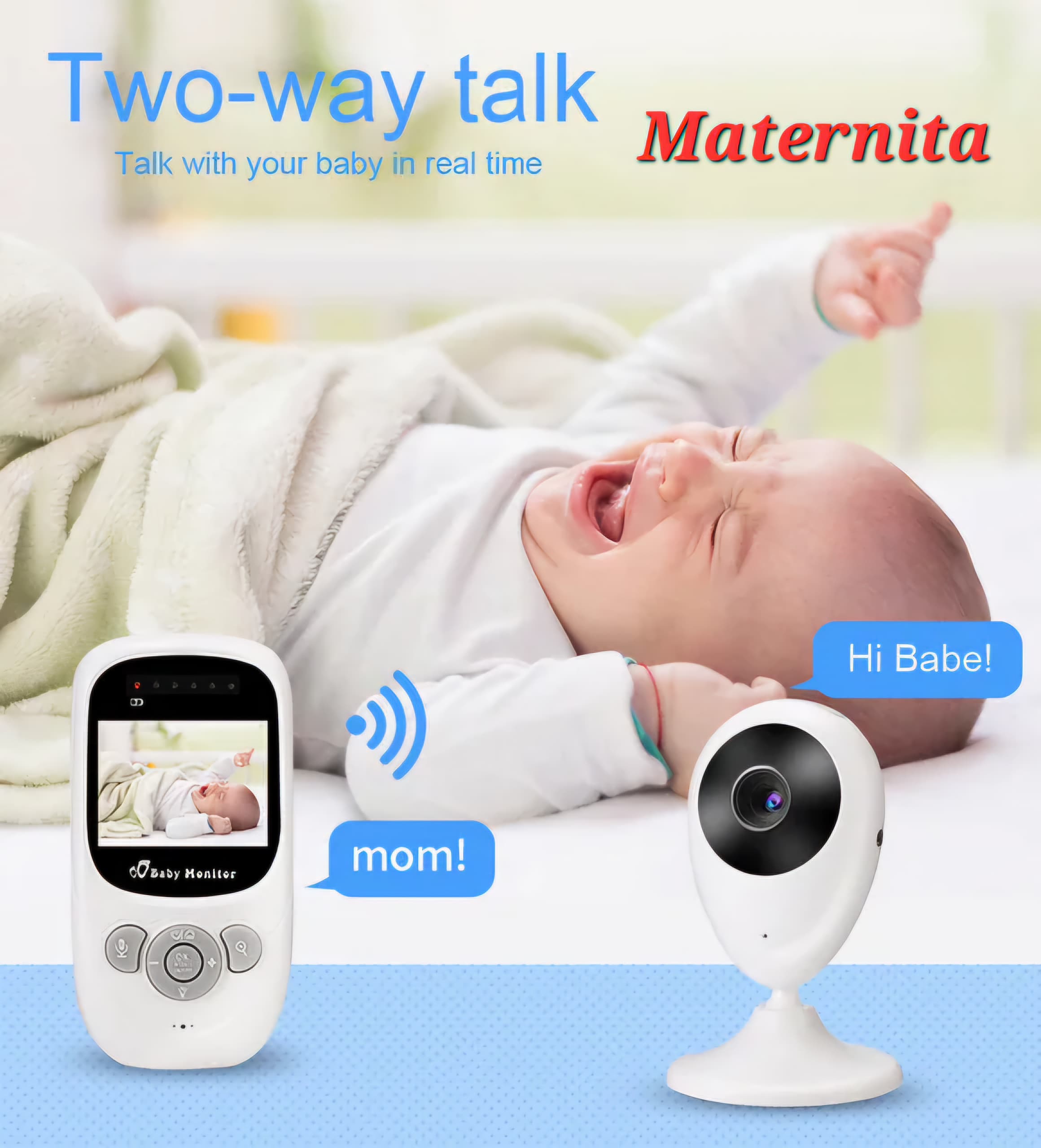 VIDEOPHONE - BABYPHONE AVEC ECRAN LCD – Image 7