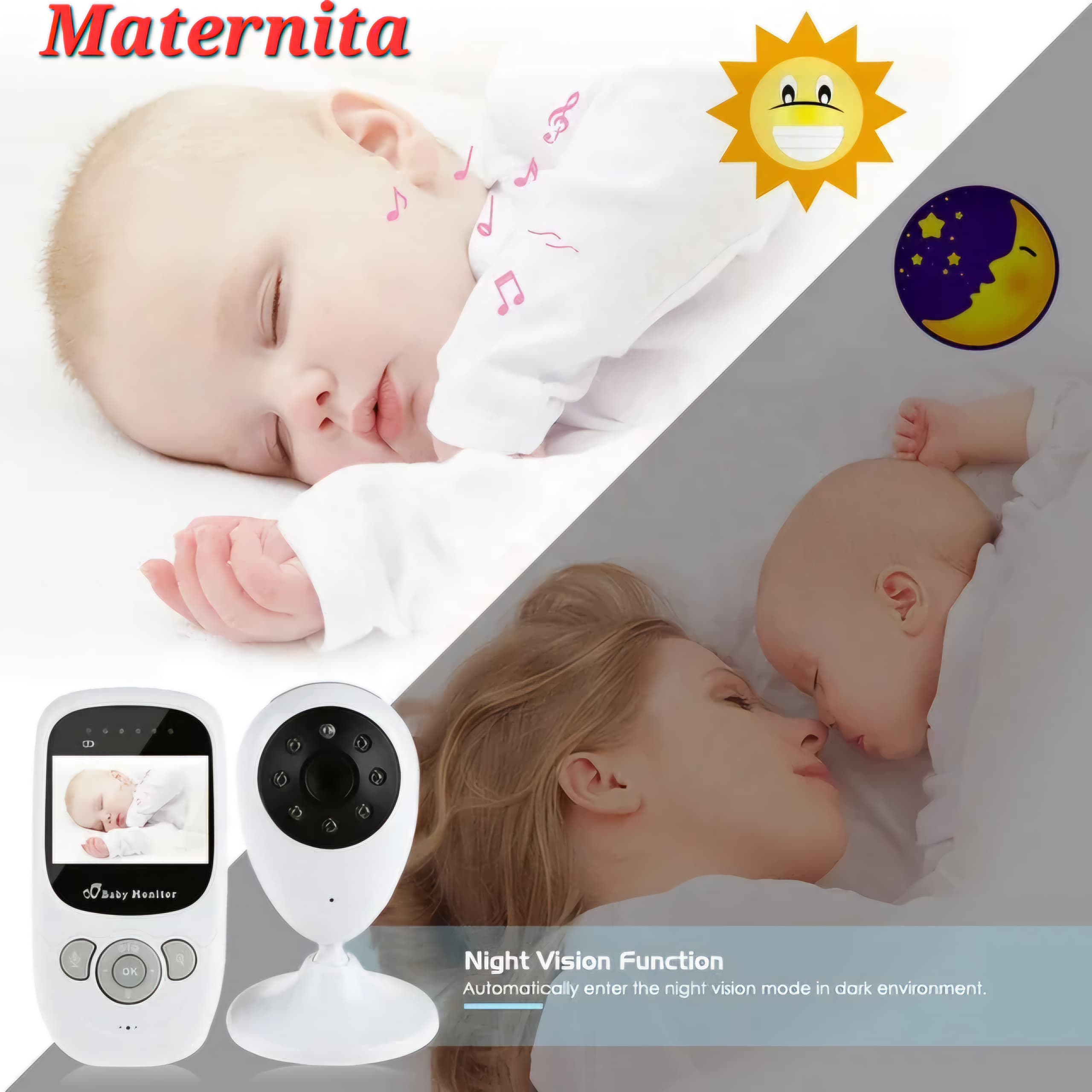 VIDEOPHONE - BABYPHONE AVEC ECRAN LCD