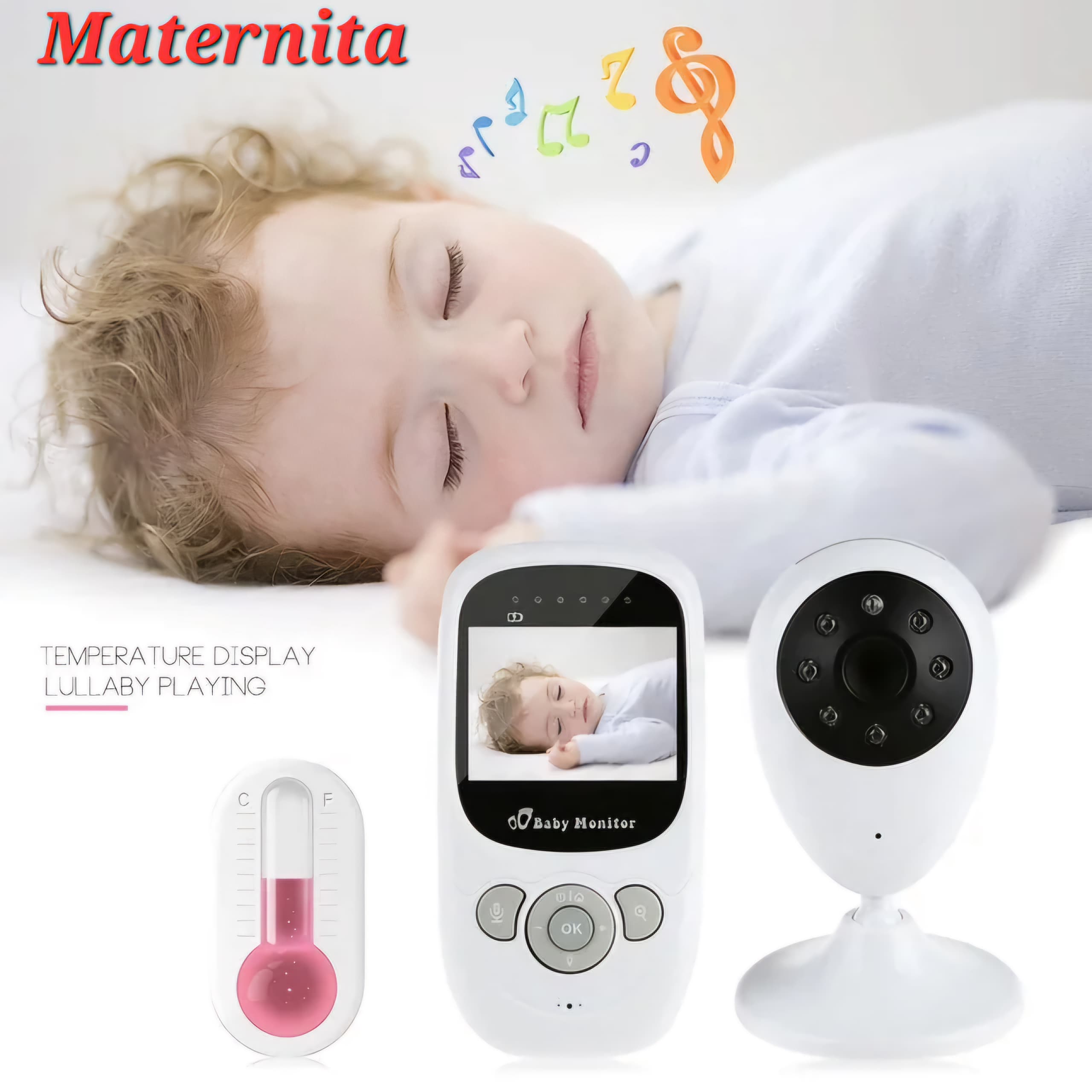 VIDEOPHONE - BABYPHONE AVEC ECRAN LCD – Image 2