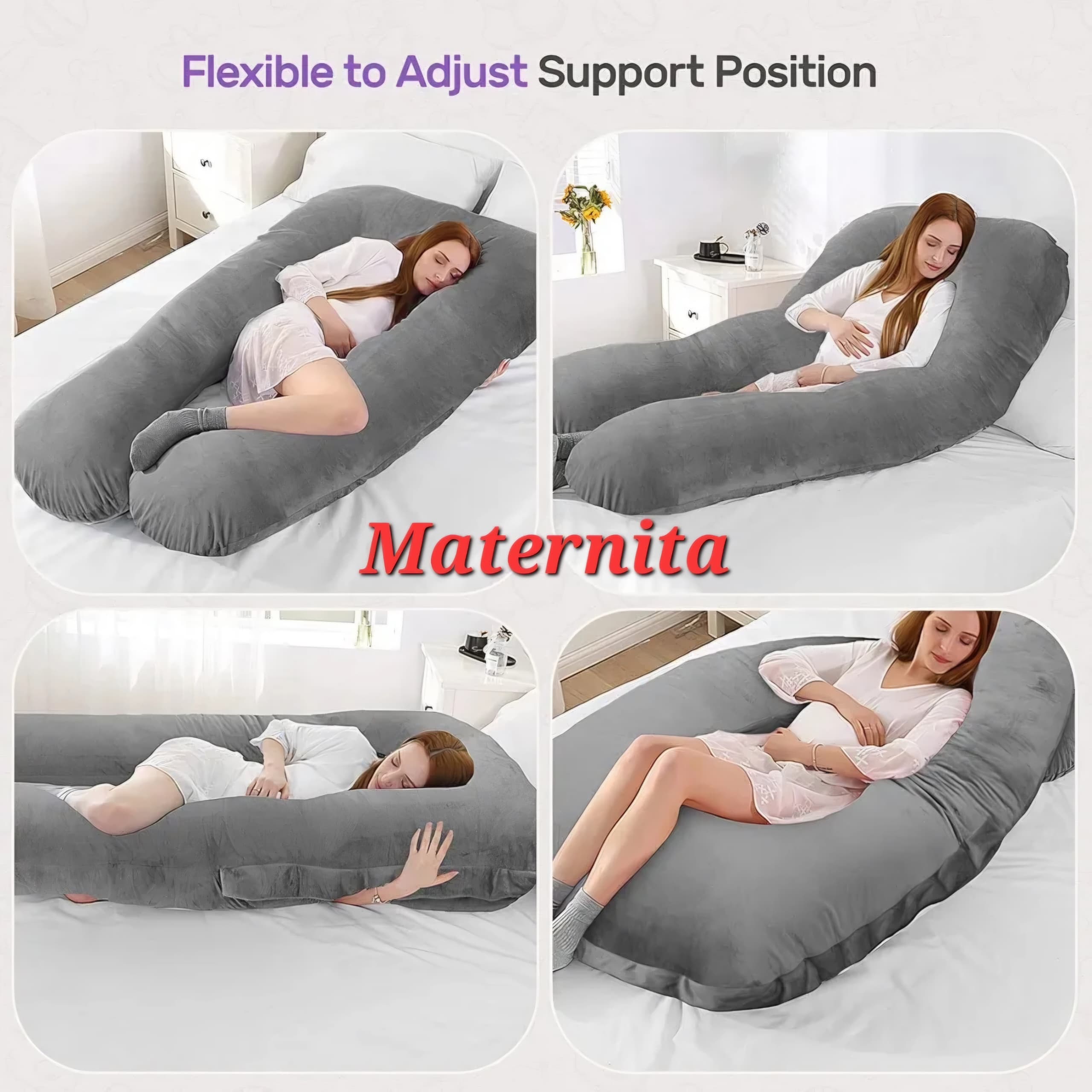 COUSSIN DE GROSSESSE FORME U – Image 2