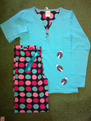 PYJAMA 2PCS PANTALON MAMAN MULTICOLOR