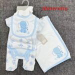 6PCS - ENSEMBLE BEBE AVEC COUVERTURE