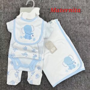 6PCS - ENSEMBLE BEBE AVEC COUVERTURE