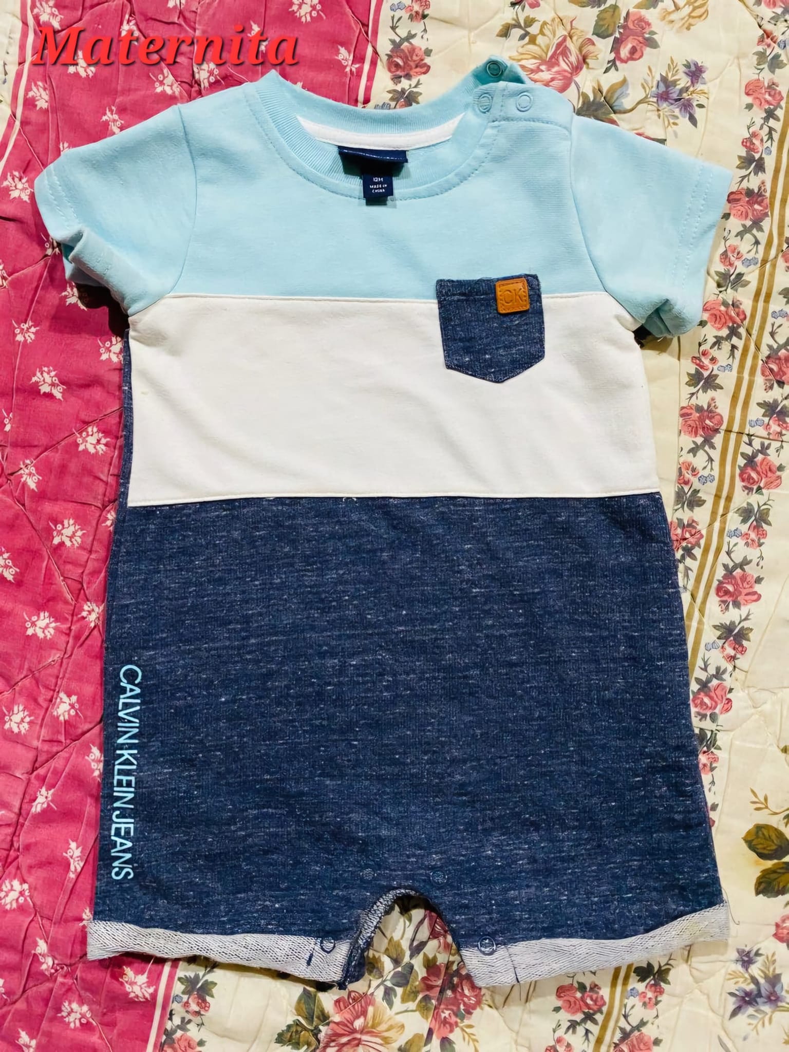 Barboteuse pour bébé garçon Calvin Klein