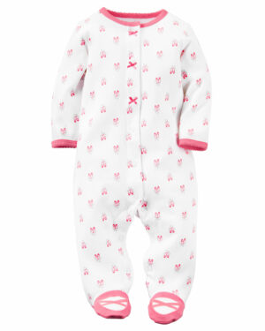 GRENOUILLERE COTON CARTERS ROSE ET BLANC