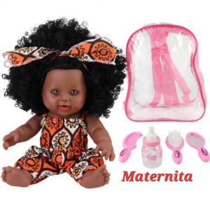 POUPEE AFRICAINE AVEC ACCESSOIRES