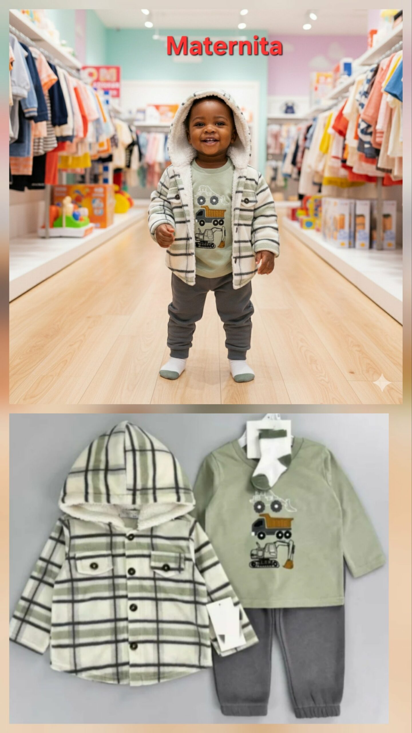 Ensemble 3pieces bébé Maternita