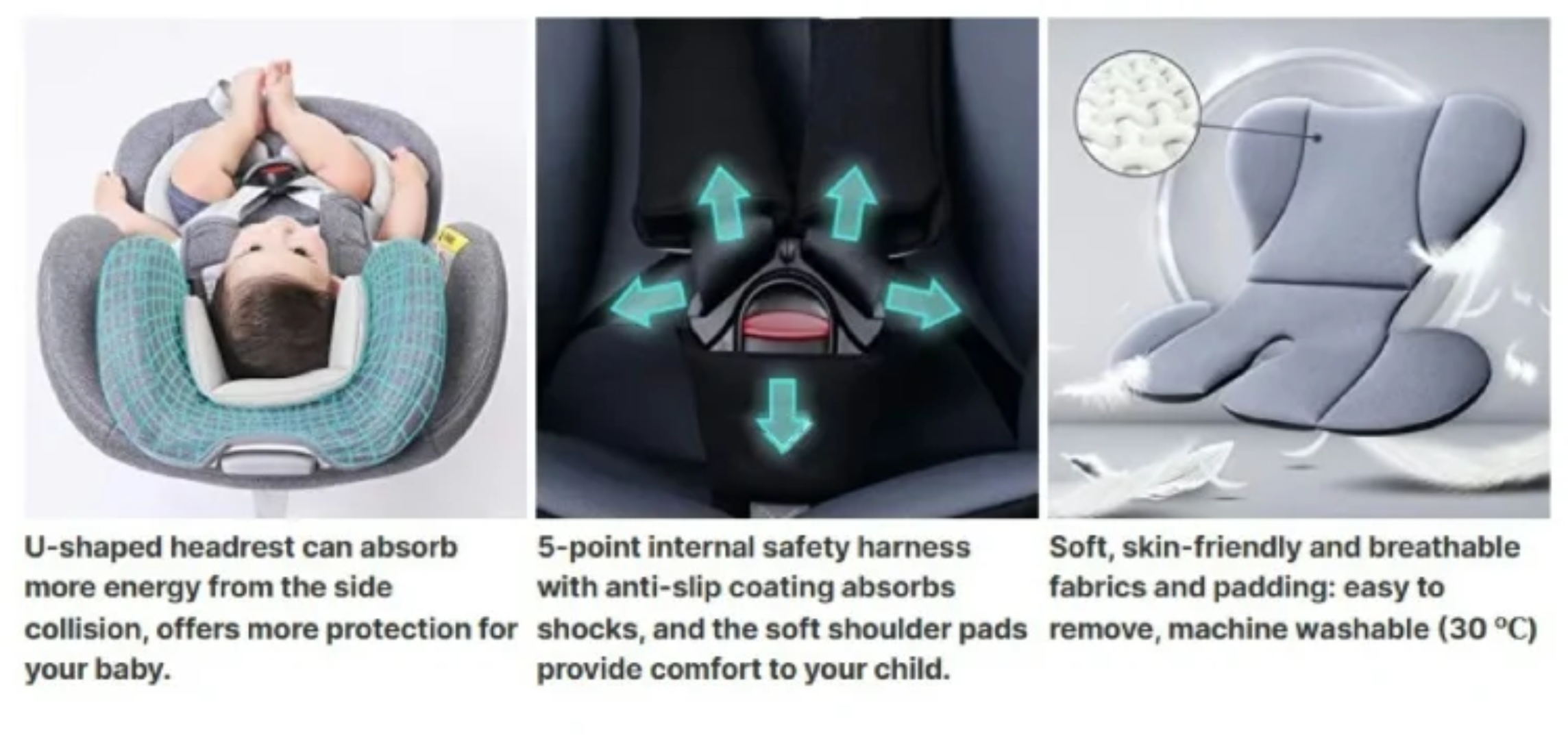 Siège Auto Enfant 0–4ans – Sécurité, Confort et Évolution – Image 11