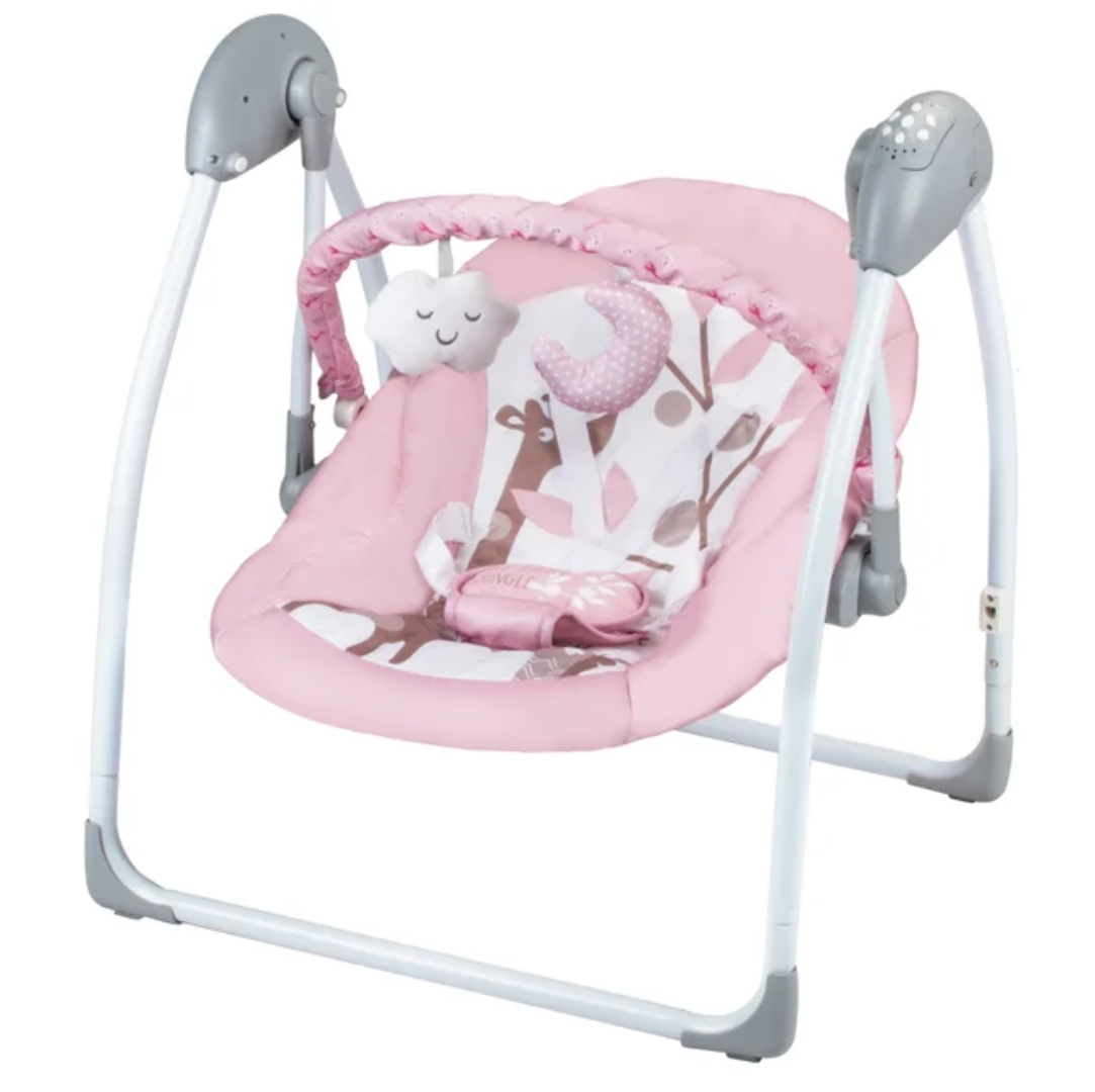 Balancelle électrique bébé pliable avec musique et jouets – Confort, sécurité et détente | Maternita – Image 6