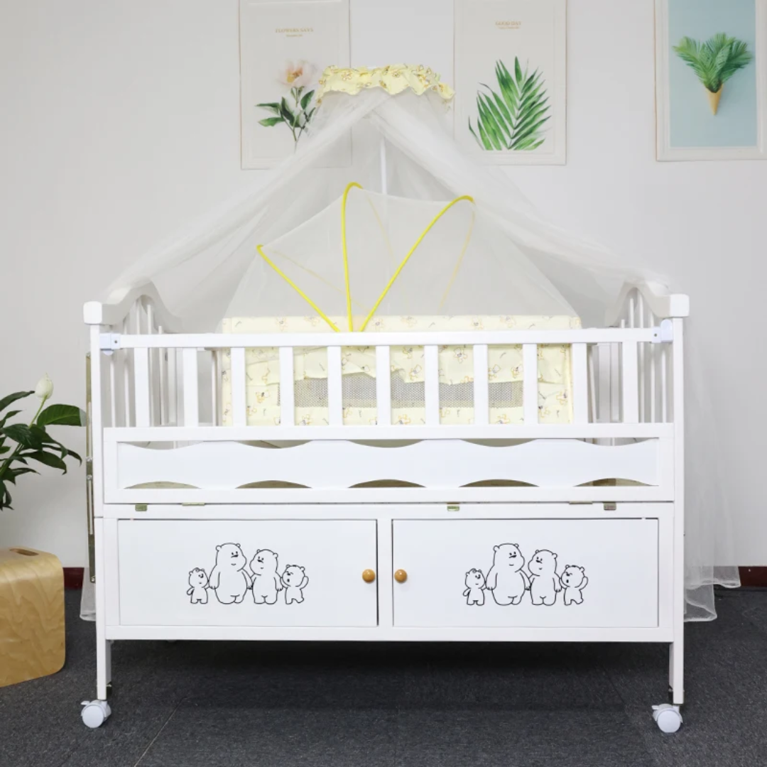 Berceau avec Couffin Moustiquaire et Rangement Maternita