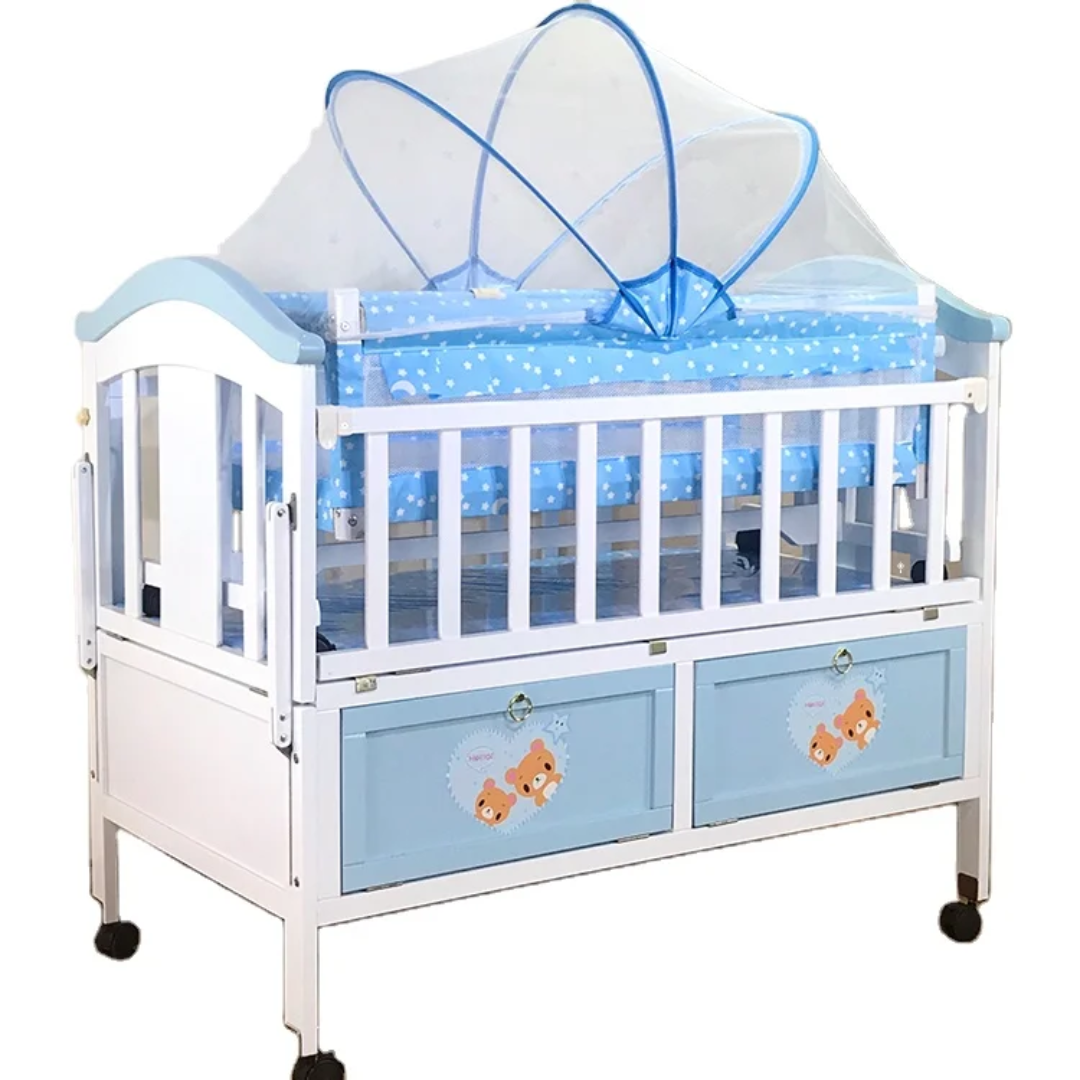 Berceau évolutif avec tiroirs Rangement Maternita