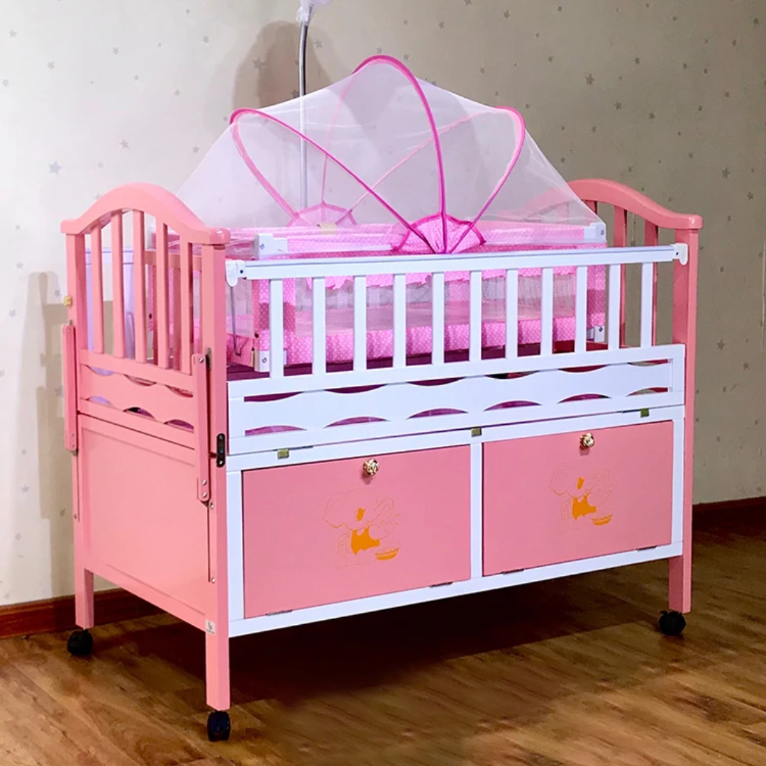 Berceau évolutif avec Couffin et Rangement Maternita