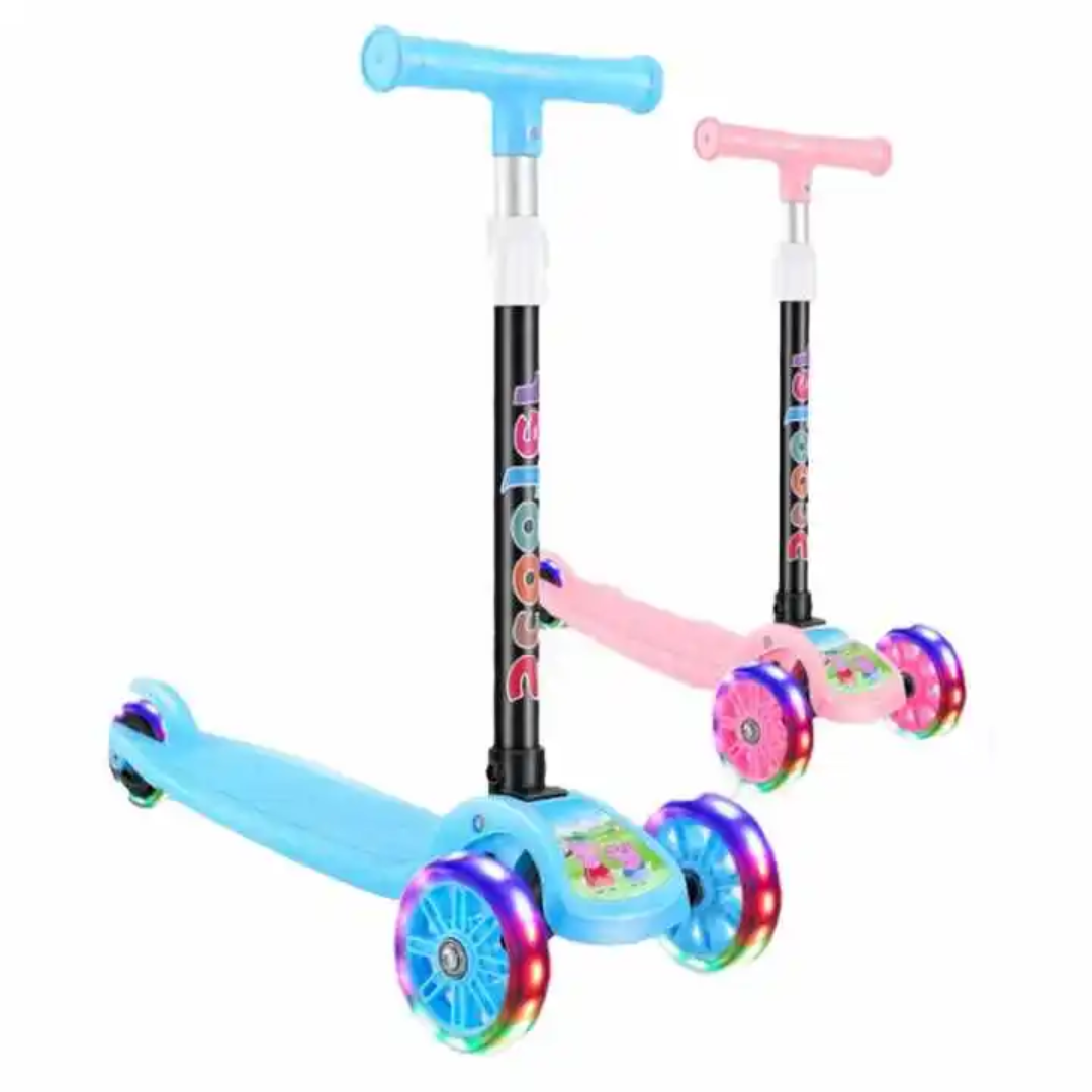 Trottinette Musicale Enfant Rechargeable avec Roues Lumineuses LED – Image 2