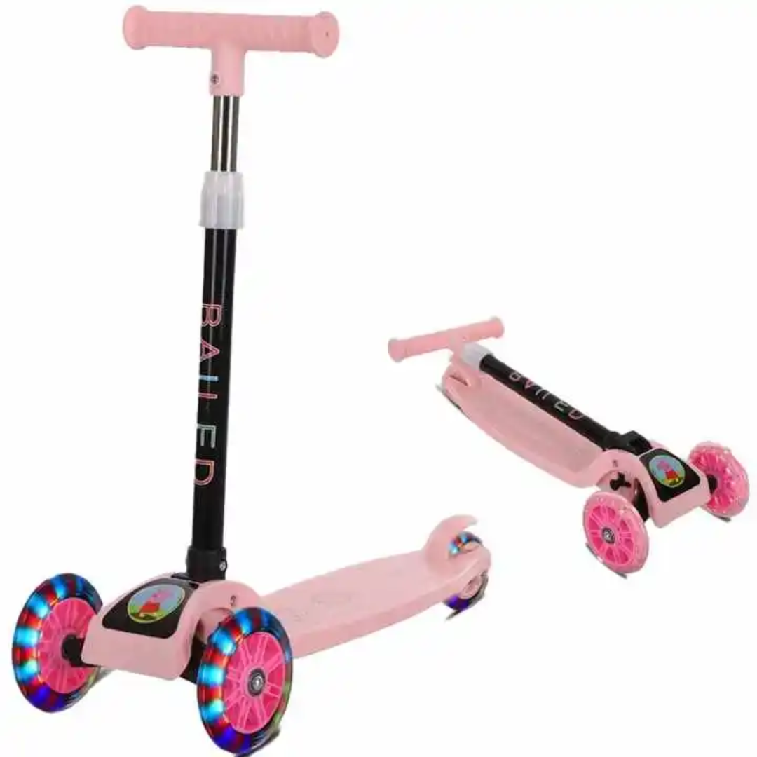 Trottinette Musicale Enfant Rechargeable avec Roues Lumineuses LED – Image 4
