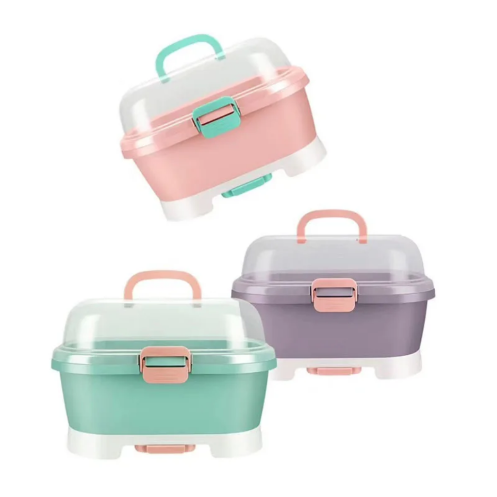 Boîte de rangement et égouttoir pour biberons Maternita