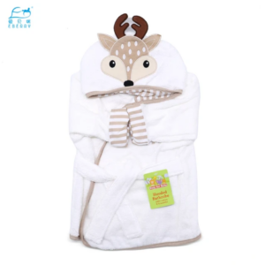 Peignoir Bébé à Capuche 100% Coton – Ultra Doux & Chaud | Maternita Dakar