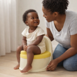 Pot de Chambre Bébé Multifonction 3 en 1 – Toilette, Marchepied & Petit Siège