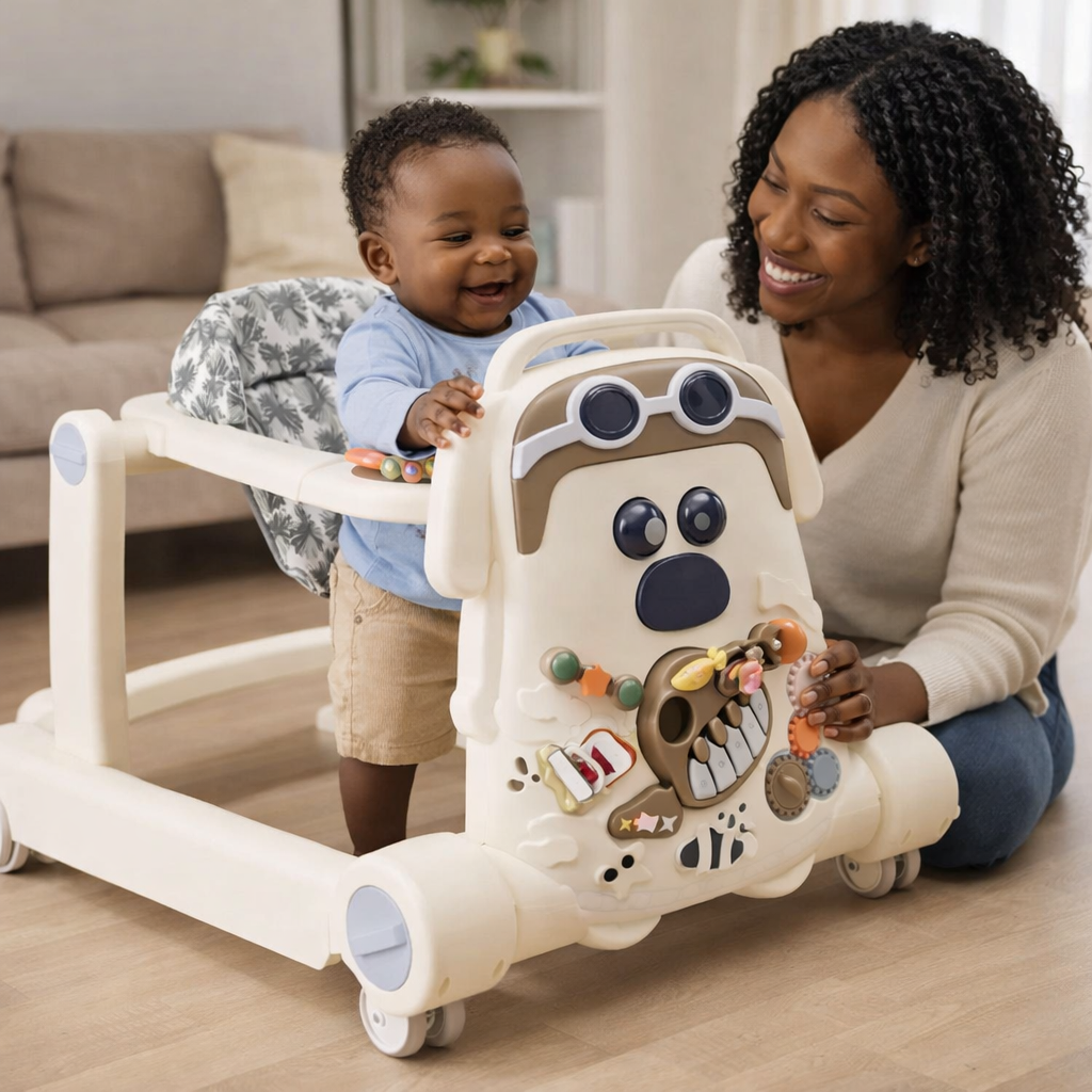 Youpala Trotteur Musical Bébé 2en1– Fonction Musicale & Éveil Complet