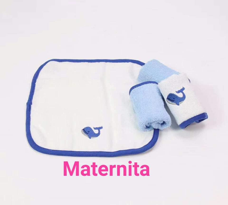 Sortie de bain avec 4 petites serviettes 100% coton – Image 4