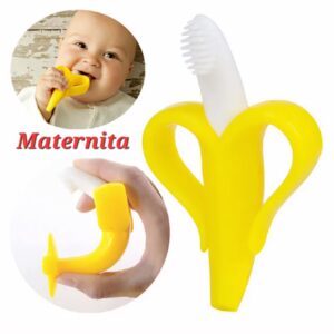 ANNEAU DENTITION BANANE SILICONE