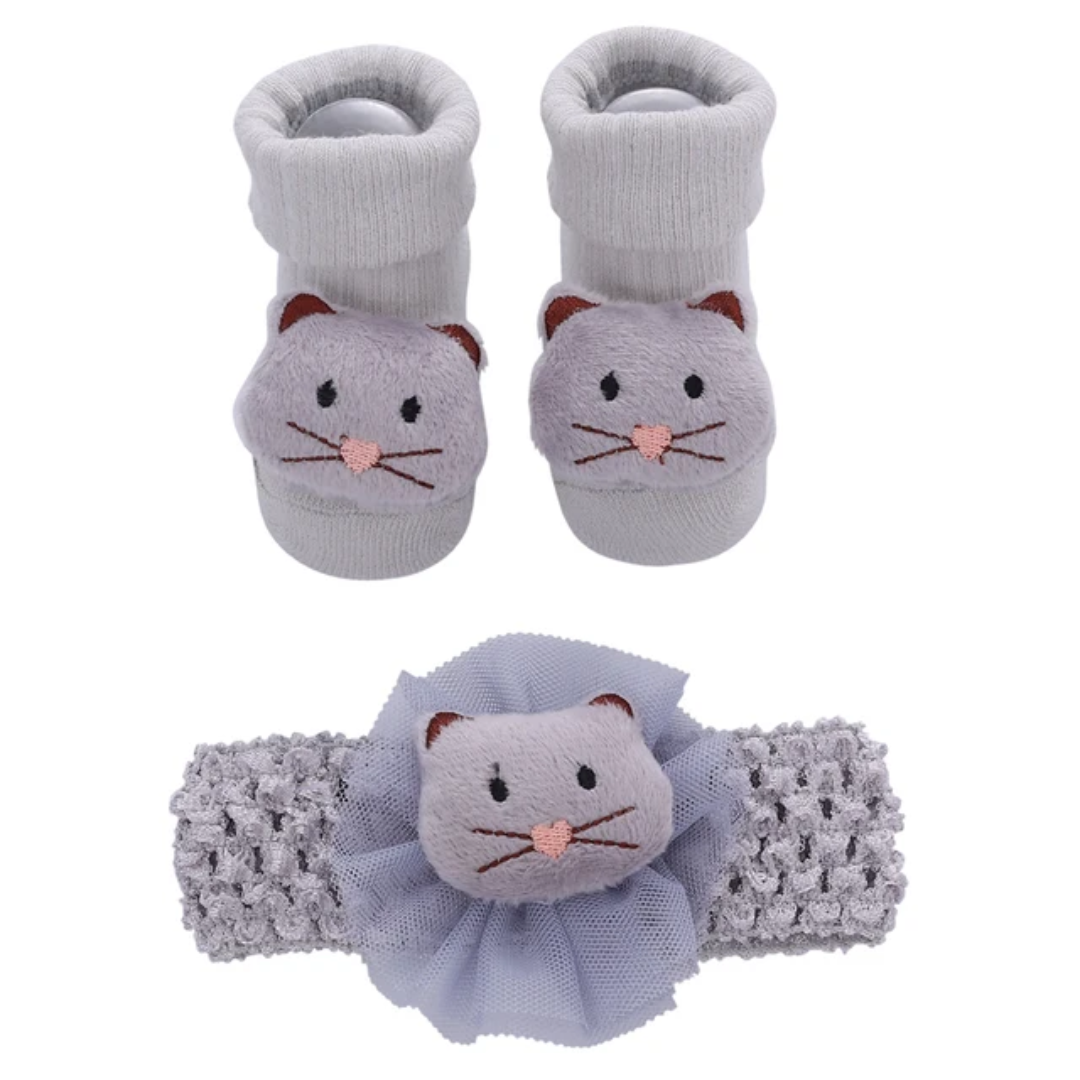 Ensemble bébé bandeau + chaussons – Douceur & style dès la naissance Dakar