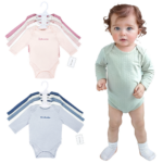 Lot de 5 Bodies Bébé Coton Doux Sunnoxy – Confort & Qualité Dakar
